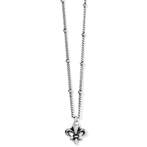 Fleur De Lis Mini Pendant Necklace