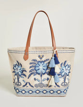 Load image into Gallery viewer, Peeples Song Palms Fiesta Tote