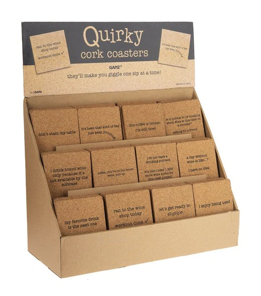 Quirky deals drink coasters