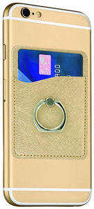 Metallic Ring Cling Cardholder, Asst