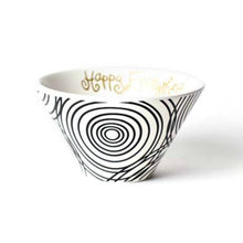 Load image into Gallery viewer, Happy Everything Black Hypno Mod Small Bowl