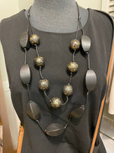 Load image into Gallery viewer, Black and Gold Necklaces
