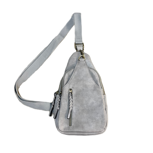 Nikki Sling Bag in Light Grey