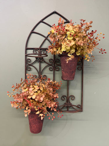 4 Flower Wall Holder