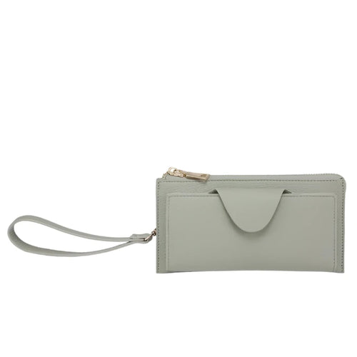 Kyla RFID Wallet- Light Sage