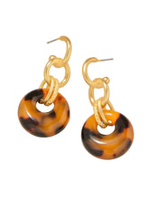 Load image into Gallery viewer, Tortoise Mod Janet Earrings