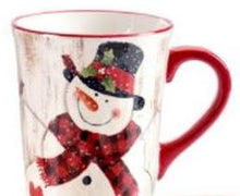 Load image into Gallery viewer, Ceramic Snowman Mug