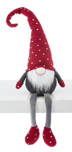 Polka-Dot Hat Gnome Shelf Sitter