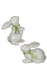 Load image into Gallery viewer, Ceramic Bunny Figurines 2 Asst