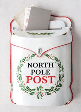 Load image into Gallery viewer, Embossed Tin North Pole Post