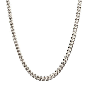 8mm Steel Franco Chain Necklace