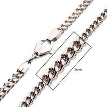 Load image into Gallery viewer, 8mm Steel Franco Chain Necklace
