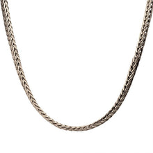Load image into Gallery viewer, Stainless Steel Double Diamond Cut Spiga Chain Necklace