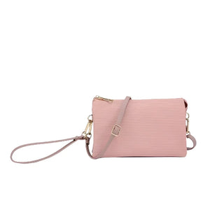 Riley Woven Crossbody- Mauve