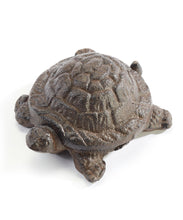 Load image into Gallery viewer, Antiqued Cast Iron Turtle Key Hider