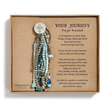 Load image into Gallery viewer, Turquoise Your Journey Prayer Bracelet