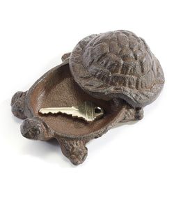 Antiqued Cast Iron Turtle Key Hider