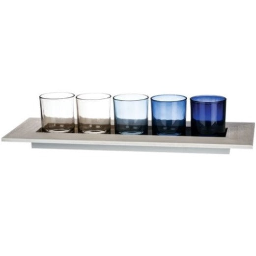 Five Votive Tray Candle Holder