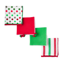 Load image into Gallery viewer, Christmas Waffle Towel Set, Asst. 2
