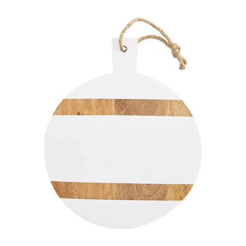 White Wood Trivet