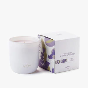 Wild Sage & Royal Lavender 8oz. Candle